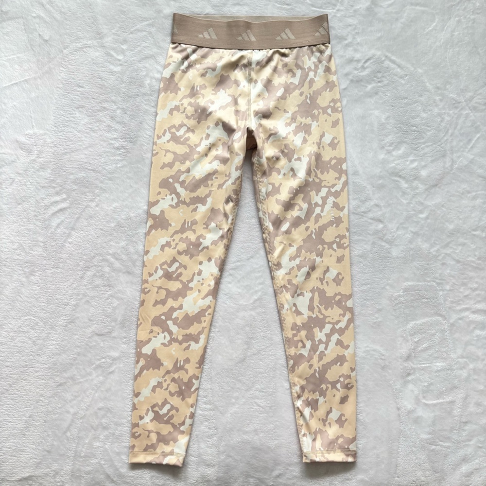 ADIDAS Techfit Camo 7/8 Length High Waisted Leggings--NWT--XS